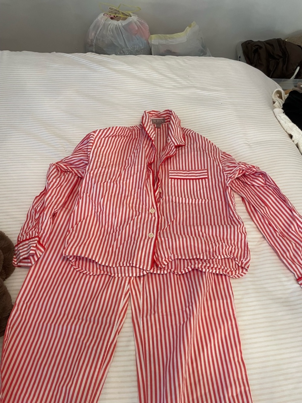 Women’s Red Stripe Pajama Set - Brand: J. Crew